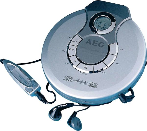 AEG CDP 4202 Tragbarer MP3/CDPlayer silber AEG AEG4202 CDP 4202 AEG AEG4202 CDP
